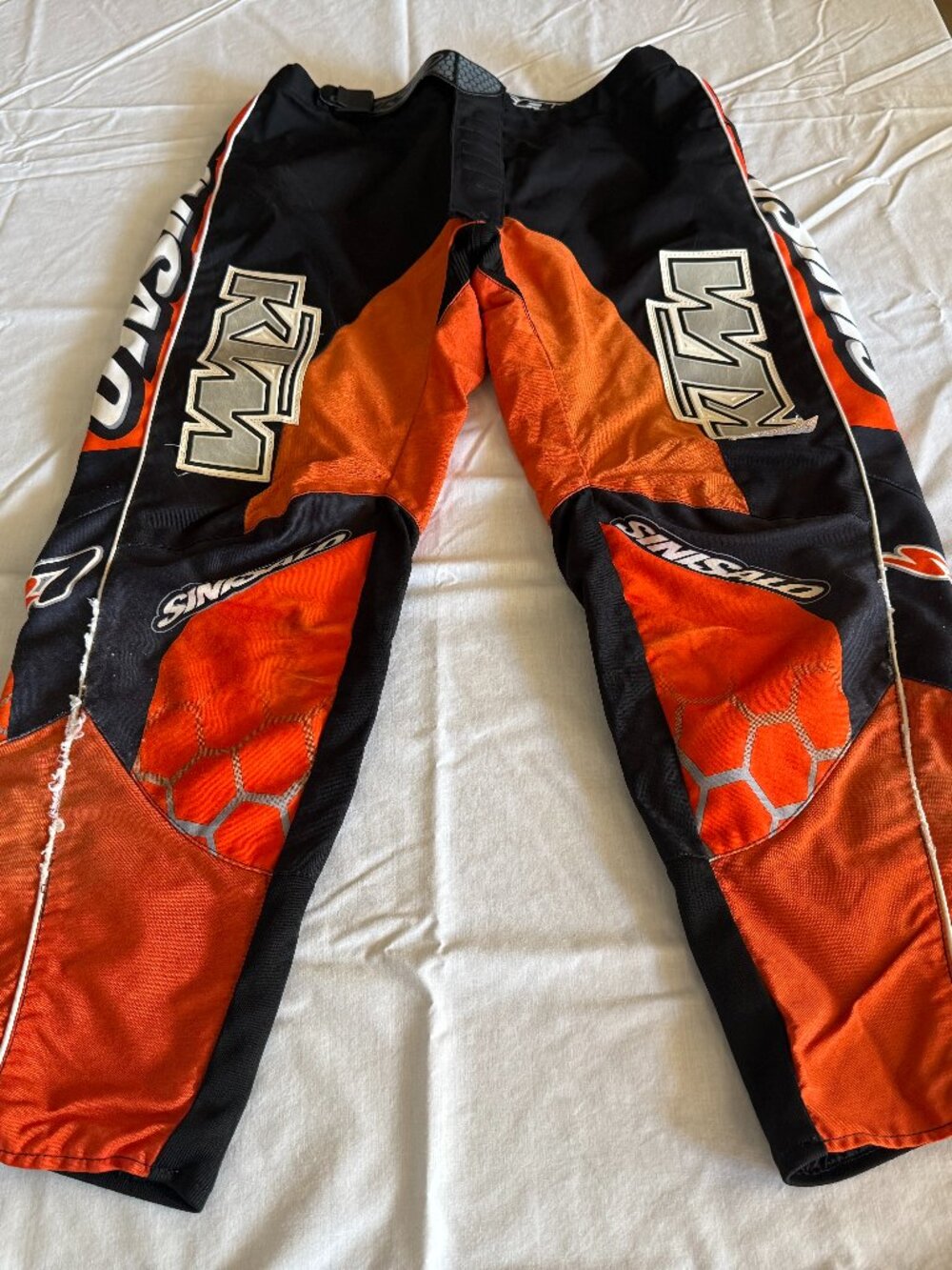 Sinsalo KTM Motorcycle Motocross Dirt Bike Pants Size 36